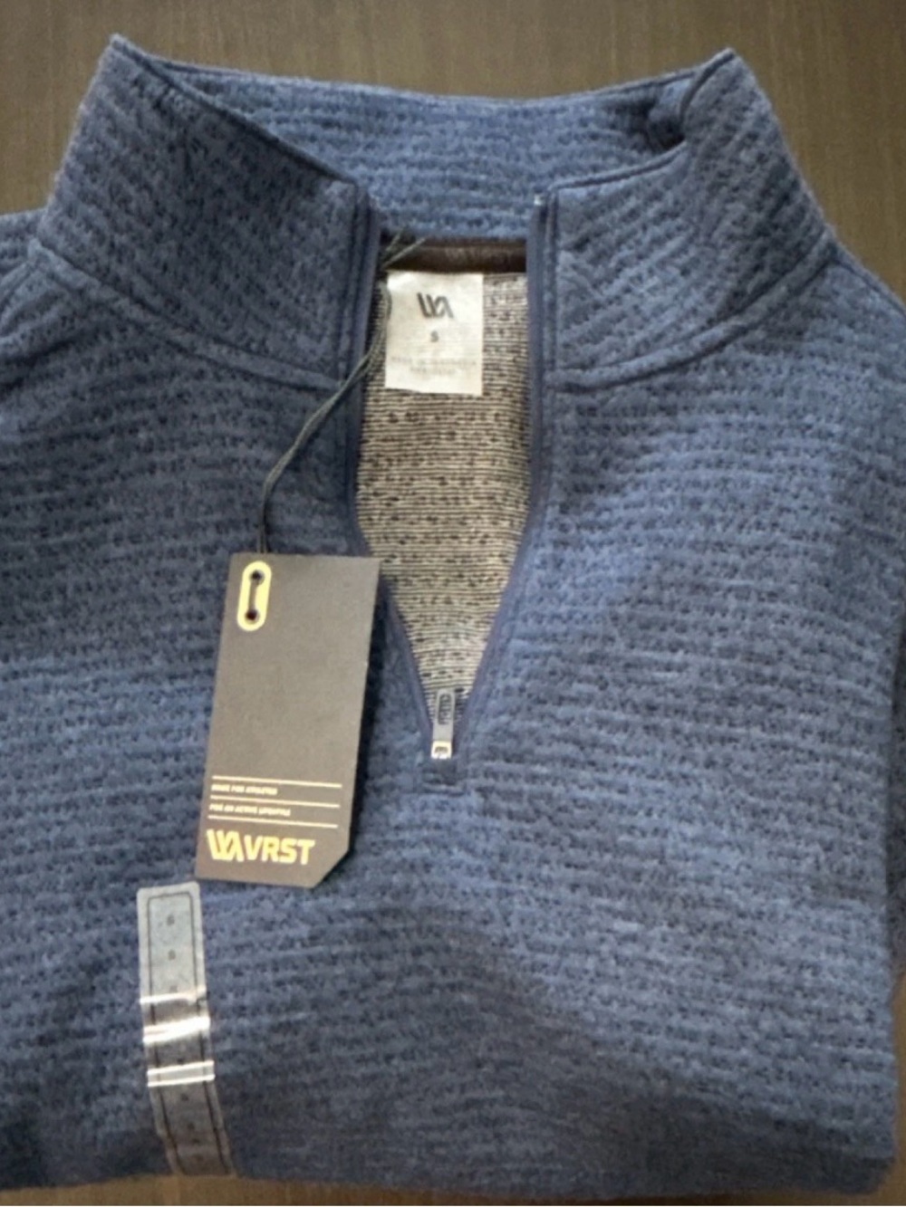 VRST Recharge Lunar Dark Navy Blue 1/4 Zip Pullover NWT Small